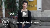 Thanksgiving power - a weekly dose of motivation